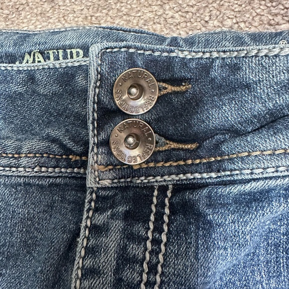 Natural Reflections, 12, Classic Blue Denim Jean Shorts - Picture 2 of 5